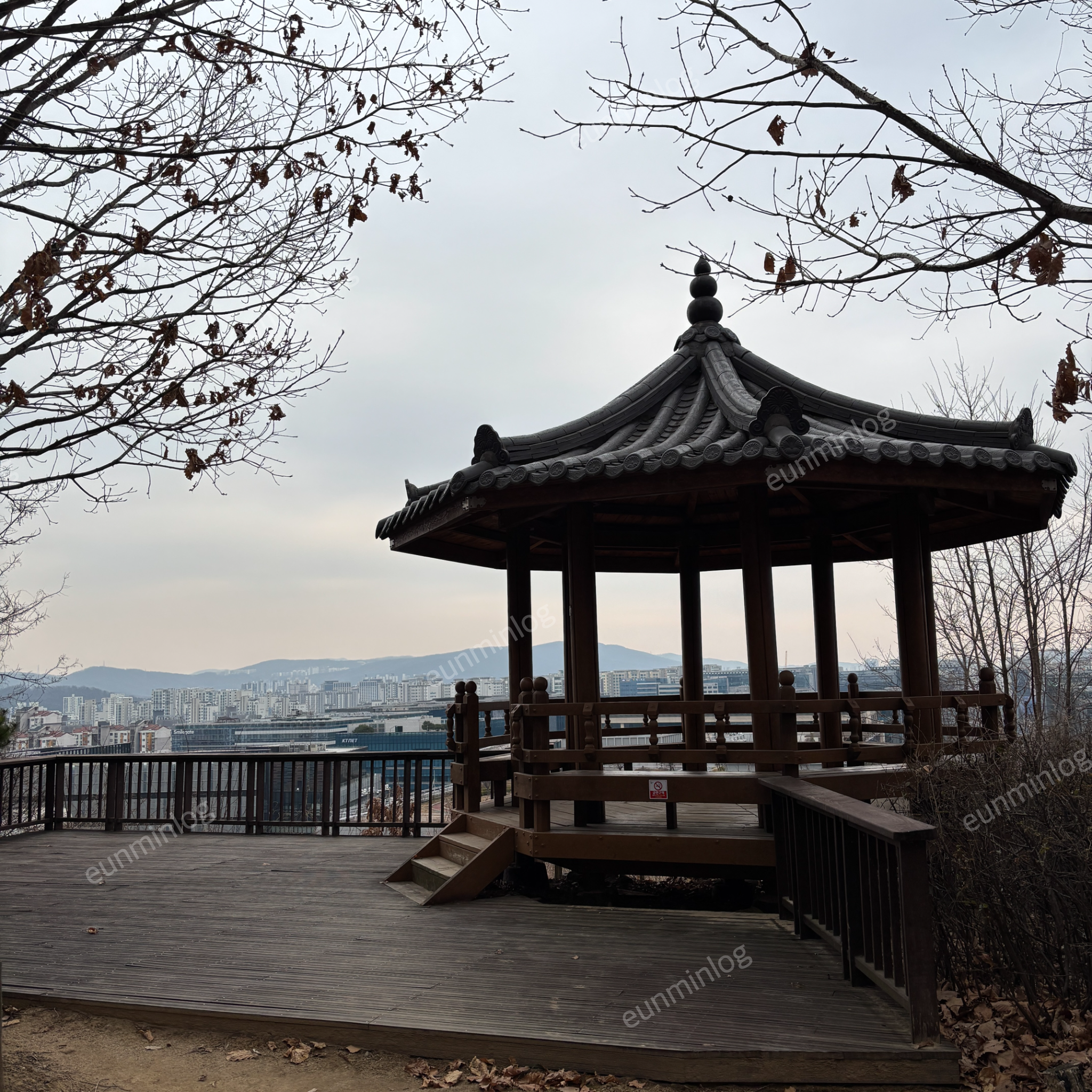 盘桥 博特得尔公园 八角亭 近景