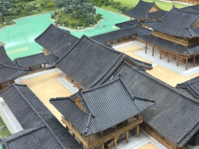 경주 동궁과 월지 전시 모형