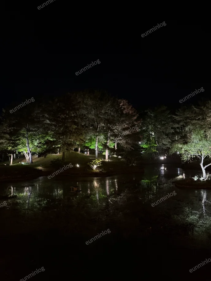 경주 동궁과 월지 연못 야경