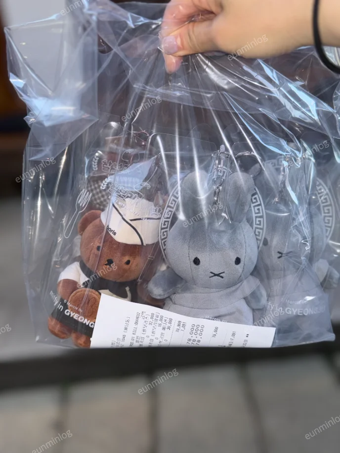 경주 미피스토어 석굴암 미피 인형과 찰보리 미피 인형