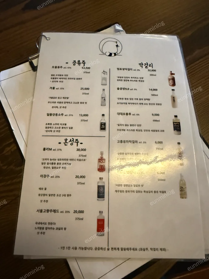 너구리굴 주류